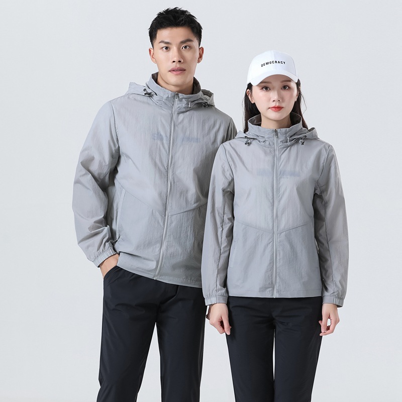 Men's and Women's Lightweight Ice Silk Sunscreen Skin Clothing for Couples Summer New Trendy Jackets for Men