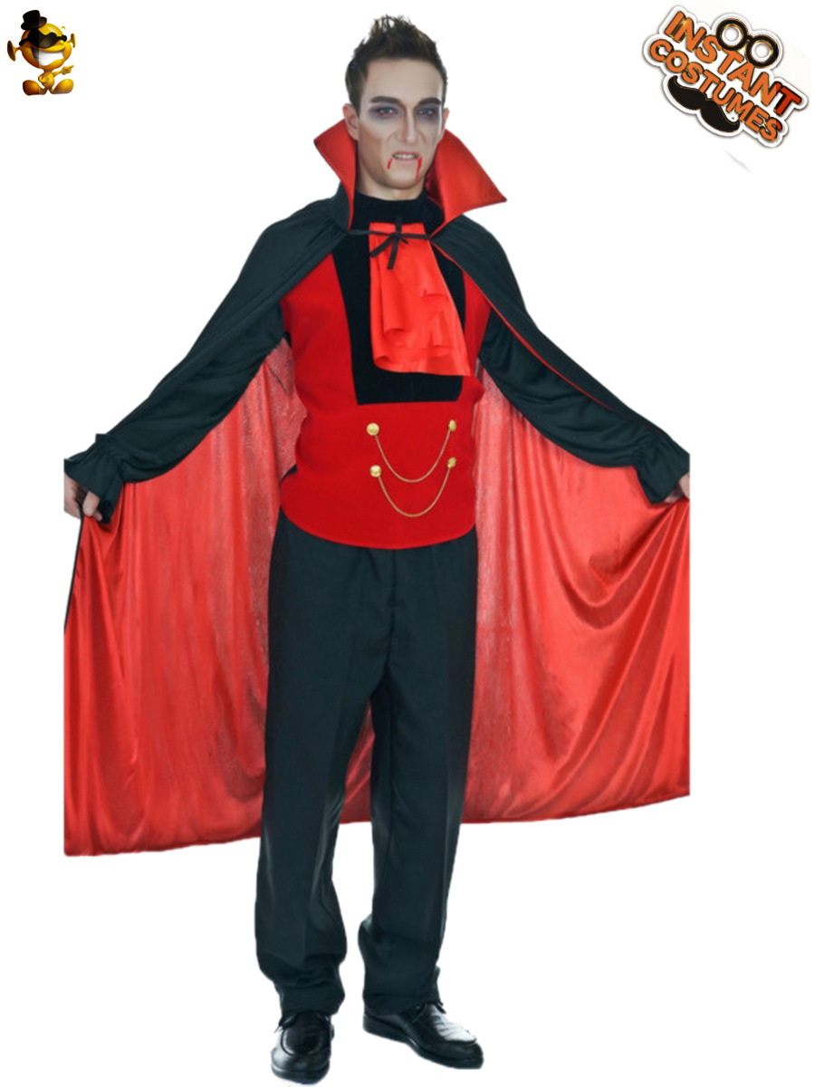 Halloween adulto hombres horror bat vampiro traje grande masculino vampiro juego de rol traje de escenario