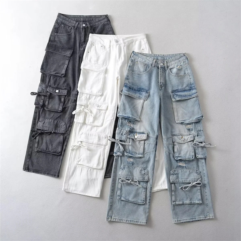 Cargo Jeans - Stylish Pockets
