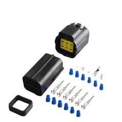 6P automotive connector 1.8 6-hole vehicle plug 6-core waterproof connector set
