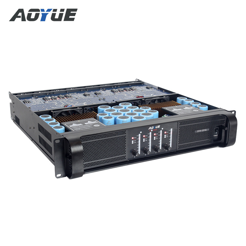 22000Q amplificador de potencia profesional de etapa trasera pura de alta potencia de cuatro canales amplificador de subwoofer pesado importado