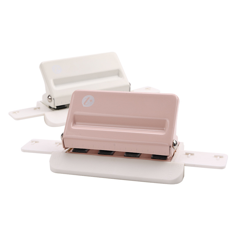 Disponible You9924 agujero de hongos perforación de cuentas de mano 4 agujeros de hongos perforación manual diy puede posicionar la hoja de página