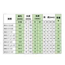 不锈钢球阀手柄配件开二三片式阀门开关把手自来水管专用扳手46分