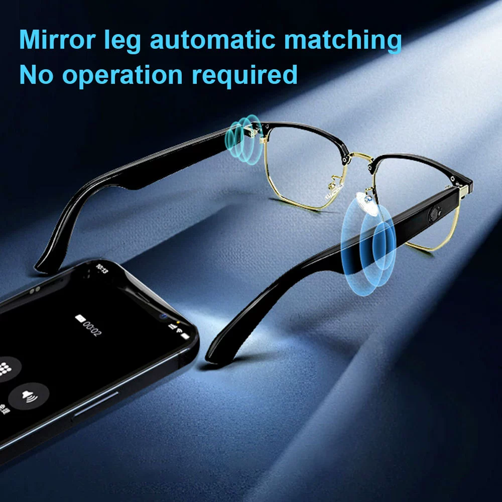 Умные очки, комфортные линзы, солнцезащитные очки, bluetooth