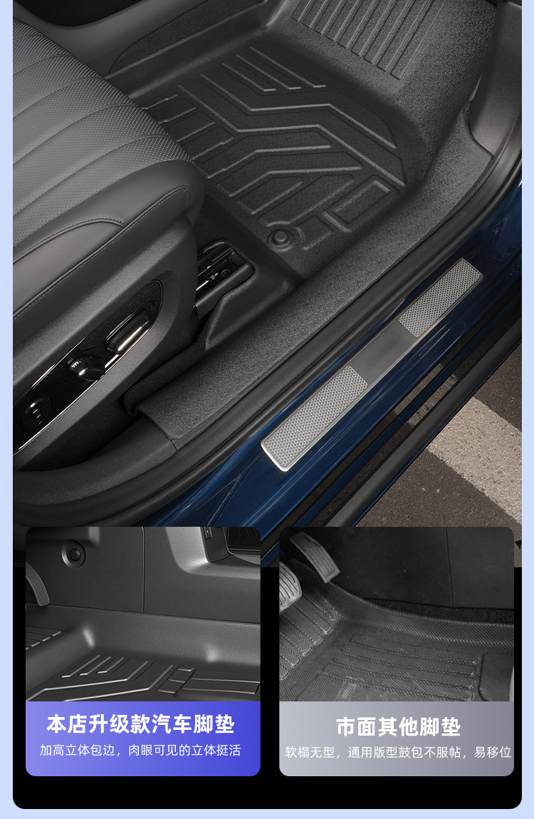 Suitable for Jietu Zongheng G700 Floor Mats Tpe2025 New Six-Seater Car Accessories Tpe Car Floor Mats