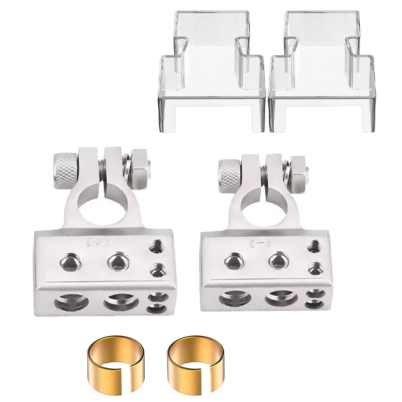 실버 골드 링 투명 커버