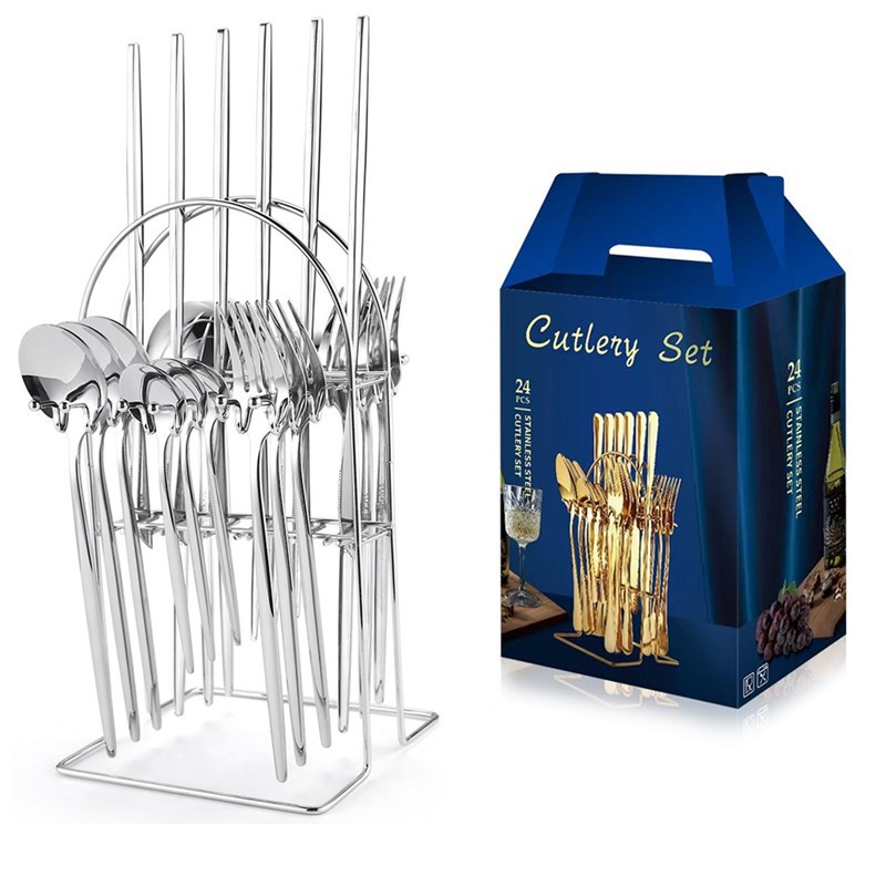 실버 24 피스 세트 아이언 프레임