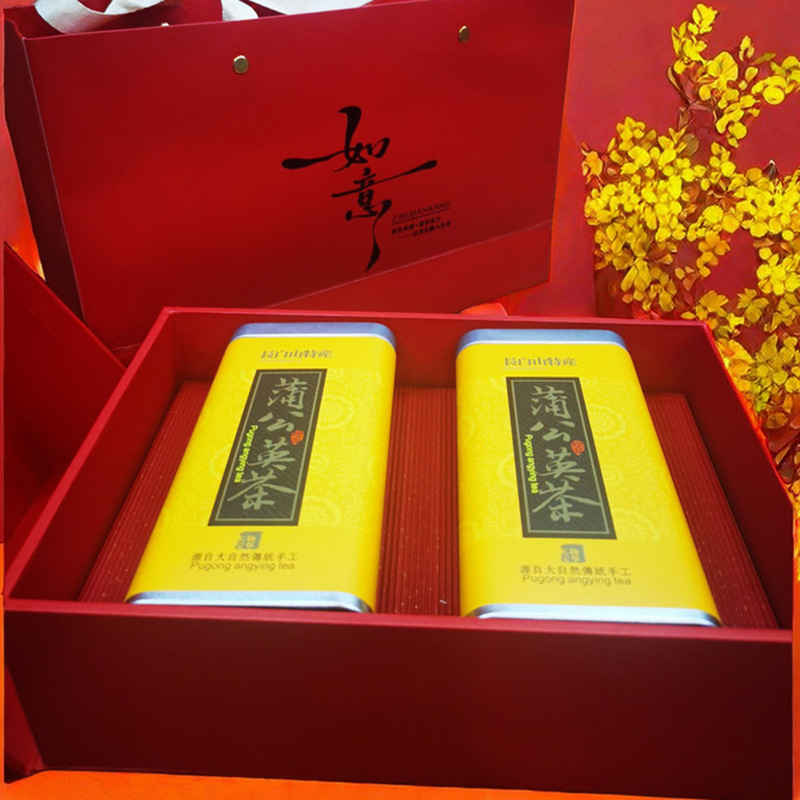 2024年新年禮盒東北特產蒲公英根茶禮盒婆婆丁根茶