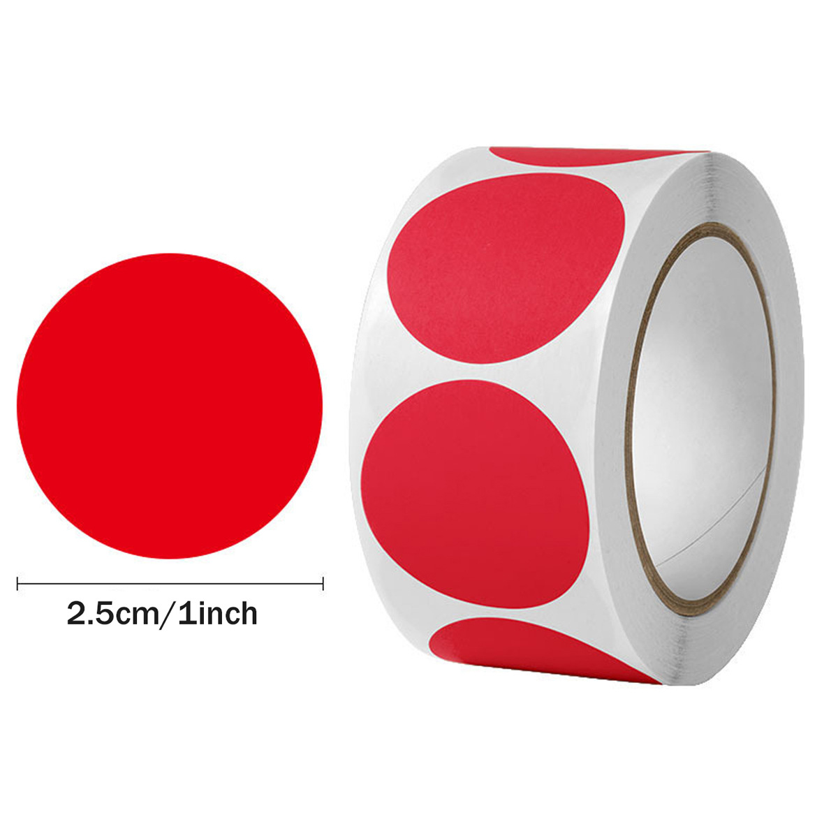 c522;2.5cm/1inch*500 스티커