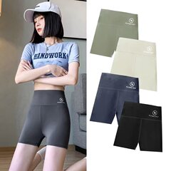 サメ柄パンツ レディース 夏用 七分丈 バービーパンツ 薄手 お腹シェイプ スカートパンツ 露出防止 外出可 レギンス ショートパンツ 多用途