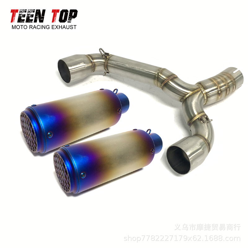 Suitable for Motorcycle Suzuki Cb650R/Ninja400/R1 Modified Exhaust Pipe Sc Scorpion Tail Section Exhaust Pipe