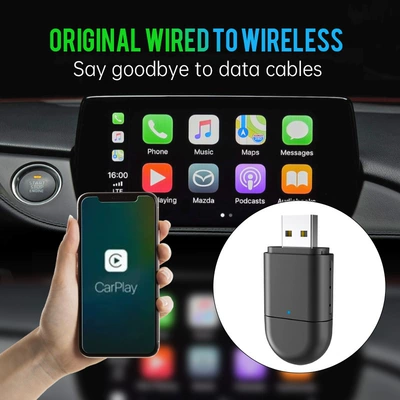 double-headed wireless carplay adapter | Simsiz CarPlay və Android Auto