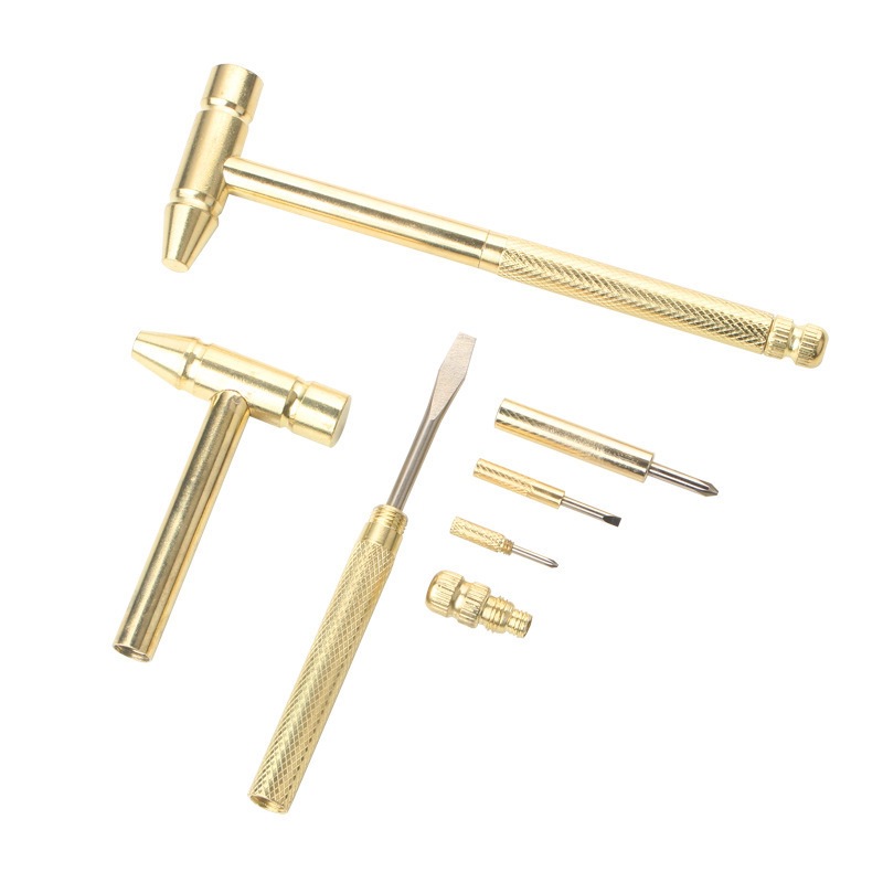 Молоток многофункциональный медный Six in One Golden Hammer