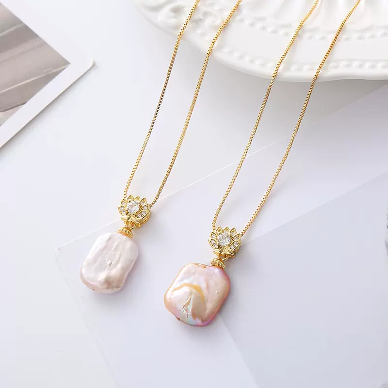 小众时尚百搭高级感异形巴洛克珍珠项链ins韩版简约潮流配饰新品