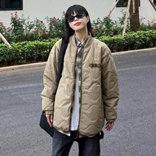 韩版冬季立领棉服女2025新款学生宽松加厚保暖面包服棉袄外套