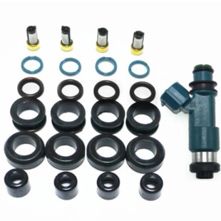 4 Sets Of Suzuki InJectOr Sealing Ring O-ring Filter InJectOr NOzzle Repair Kit 15710-65J00
