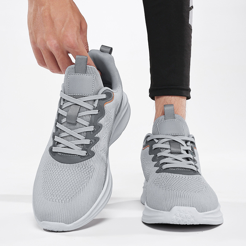 Extra Large Size 50 Summer Sneakers Men's Breathable Fly-woven Mesh Casual Running Shoes_vogvips.com