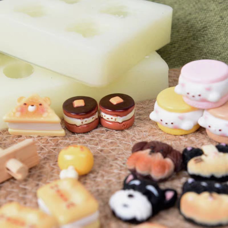 小さな鼻のピンチモールド漫画食品おもちゃモールドコレクション手作り石膏ピンチシリコンモールド|undefined