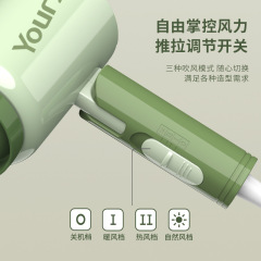 Yongri New Blue Light Foldable Hair Dryer Manufacturer Wholesale Travel Hair Dryer Mini Hair Drying Machine