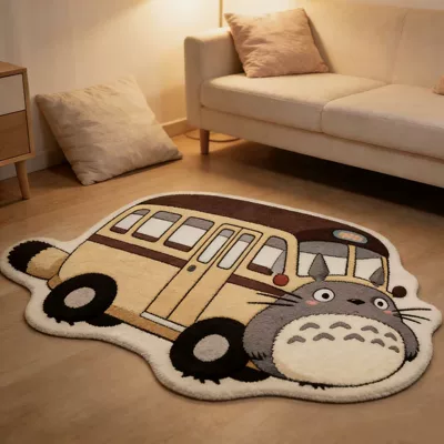 and Skin-Friendly, Cooling Insulation, Avtomobil döşəmə paspasları - totoro-car-bus-4060cm-soft-imitation-cashmere