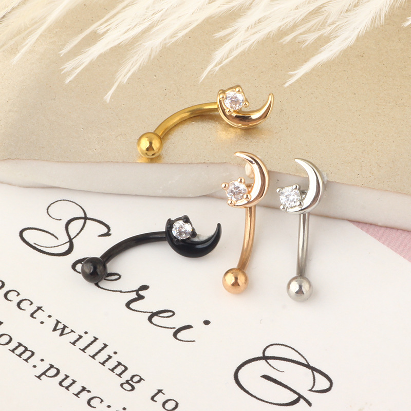 Labret piercing jewelry detail image