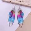 Elite fresh earrings, silver 925 sample, gradient