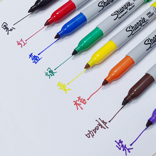 American Sharpie Three-Forty 30001 Oil Markers Bulk Industrial Large Capacity Colorful Oil-Based Marker