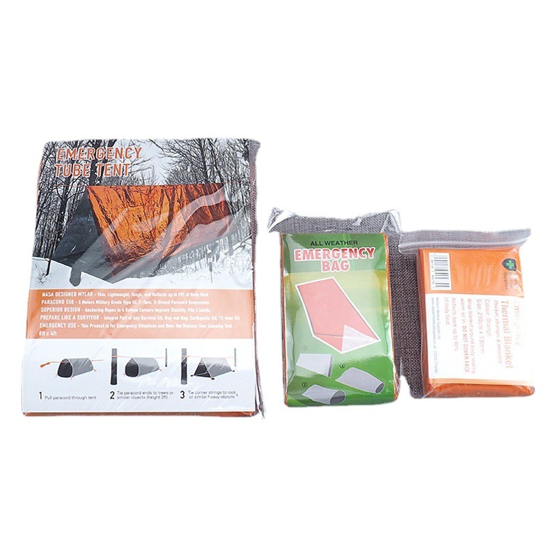 厚いPE救急毛布保温毛布救急レインコート携帯寝袋屋外キャンプ緊急テントメーカー卸売り