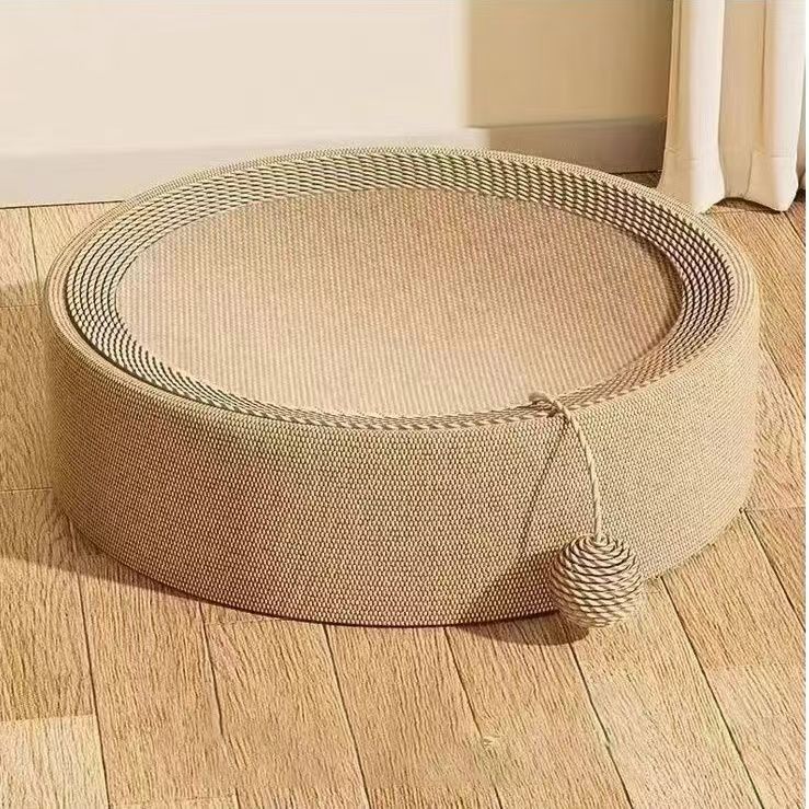 45cm 원형 황마 헤어볼