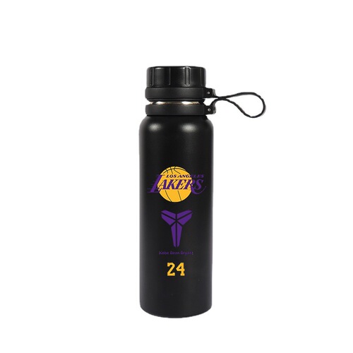 Wholesale thermos cup Kobe water cup Curry basketball thermos kettle large capacity outdoor sports student cup 