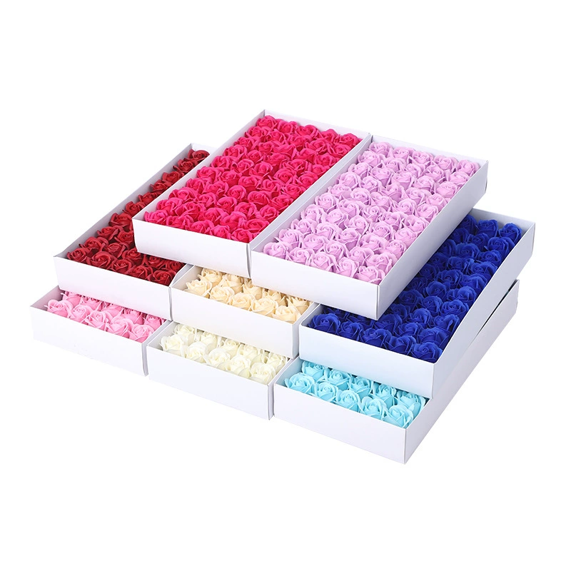 Soap for St. Valentine's Day contains rose, gift box