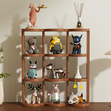 茶具置物架桌面小型博古架现代简约新中式多宝阁茶壶架茶叶收纳柜
