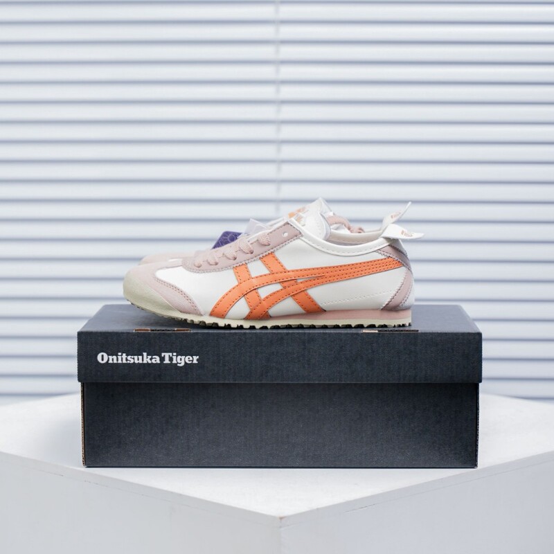 Putian Pure Original Onitsuka Tiger Mexi66 White Orange Pink Couple Outdoor Comfortable Breathable Casual Sports Shoes Putian Pure Original Onitsuka Tiger Mexi66 White Orange Pink Couple Outdoor Comfortable Breathable Casual Sports Shoes