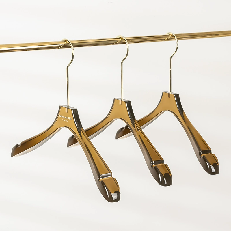 Магазин одежды Акриловая прозрачная вешалка со стразами Свадебная вешалка для магазина Нескользящая бесшовная вешалка Вешалка для брюк Зажим с гравировкой