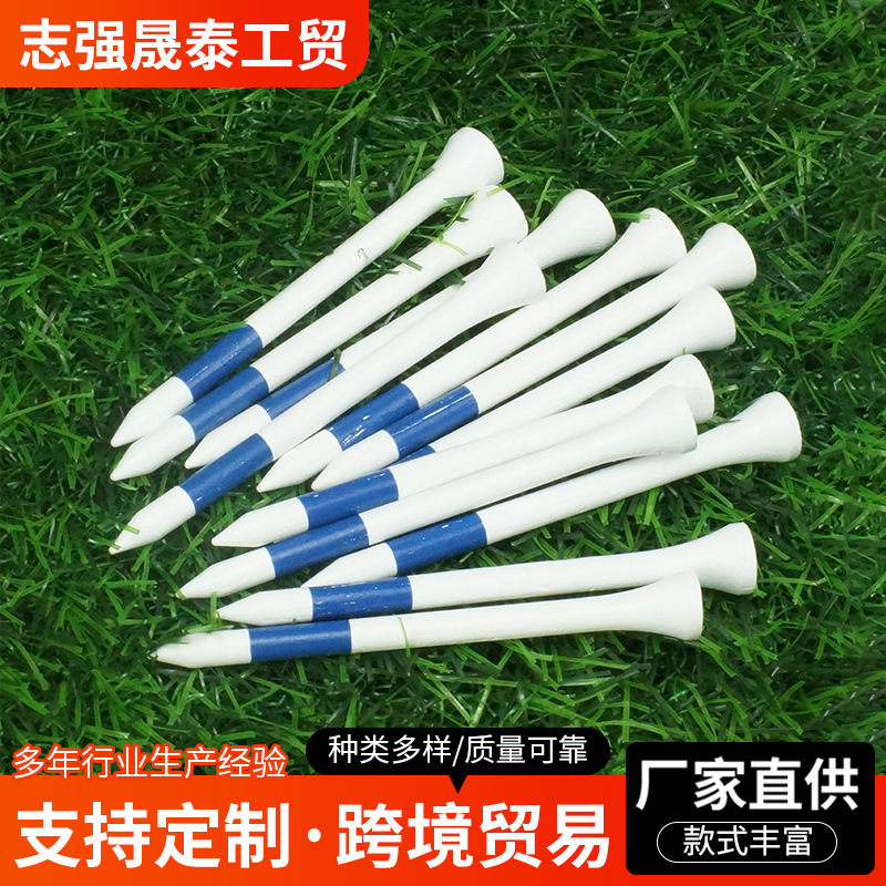 Golf Tee Long Wooden Tee Golf Ball Holder Tee Golf Course Supplies Golf Tee
