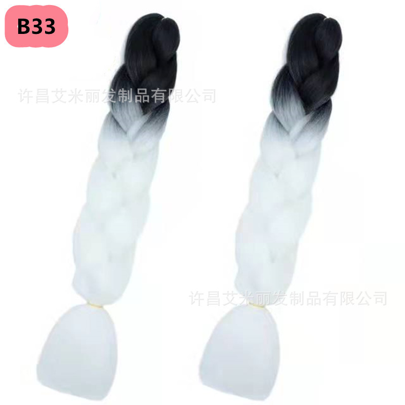 Trenzas africanas con cabello rosa渐 – materiales de alta temperatura, estilo boxeador