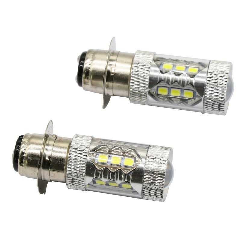 Motorcicleta H6 80W p15d Motorcicleta modificada faro luz de niebla H6M luz de montaña