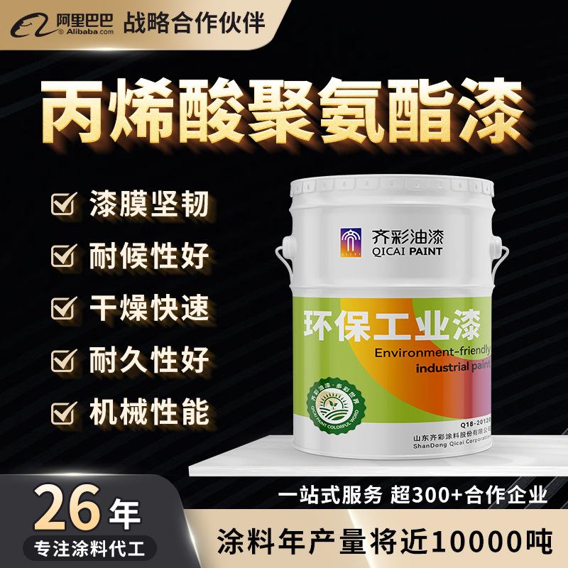 桥梁钢结构防腐漆丙烯酸聚氨酯油漆 金属防锈漆聚氨酯面漆耐腐蚀