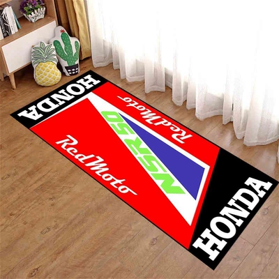 Carpet Motorcycle Decorative Floor Mat, Avtomobil döşəmə paspasları - motorcycle-8-40120cm-crystal-velvet-dot-bottom