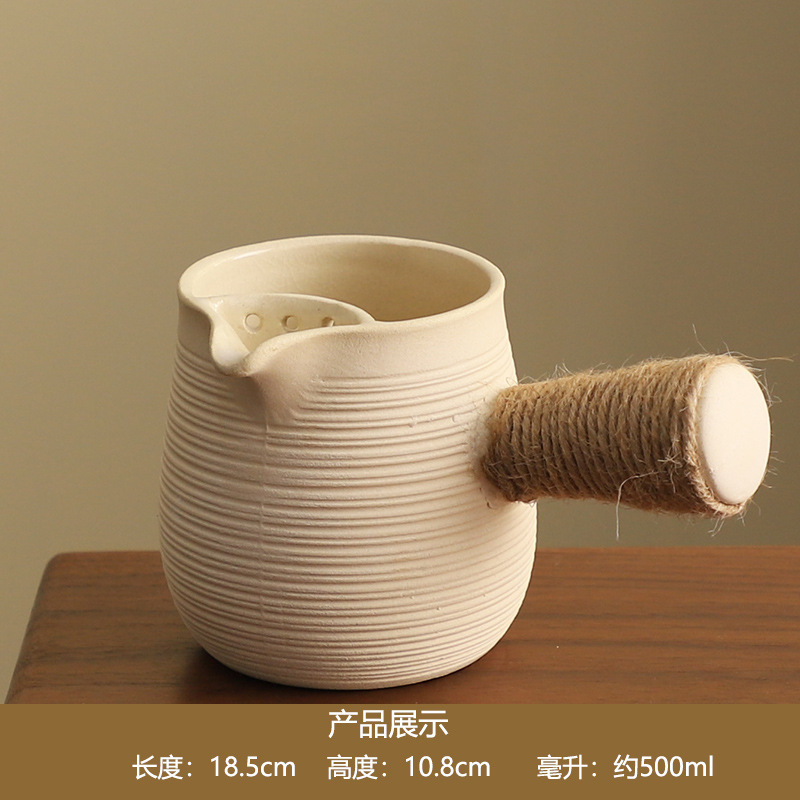 Juego de Tetera y Estufa para Té de Cerámica para Hogar y Exteriores