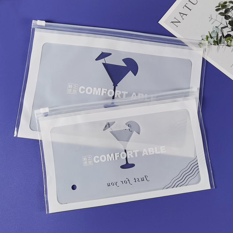 新品现货 PE拉链袋 袜子包装袋内裤泳衣自封透明塑料服装袋可定制