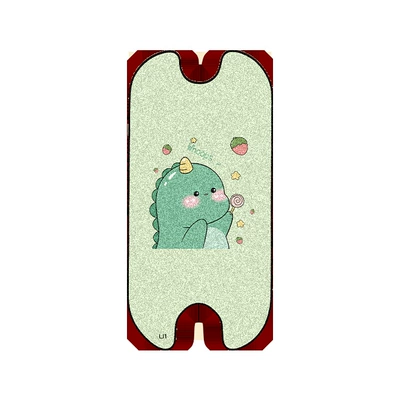 Foot Pads, Special Anti-Slip Foot Pads — Electric vehicle foot mat - green-horse-latte-candy-dinosaur