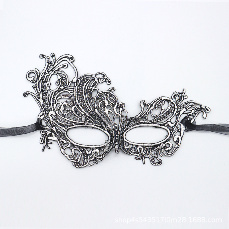 Ventas transfronterizas calientes de Halloween máscaras de encaje de Phoenix máscaras de rendimiento de máscaras sexuales de la reina