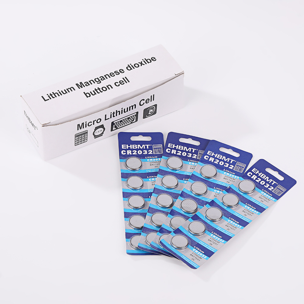 纽扣电池CR2032电子发光玩具锂电池 汽车遥控电脑主板3V锂锰电池