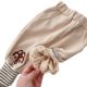 Baby cute casual pants 0-2 years old autumn boys and girls baby patch cartoon pants little children's trousers trendy AK159