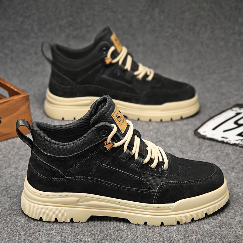 Martin boots para hombre 2025 nueva tendencia de otoño para hombre botas de herramientas de estilo británico de alta gama para hombre