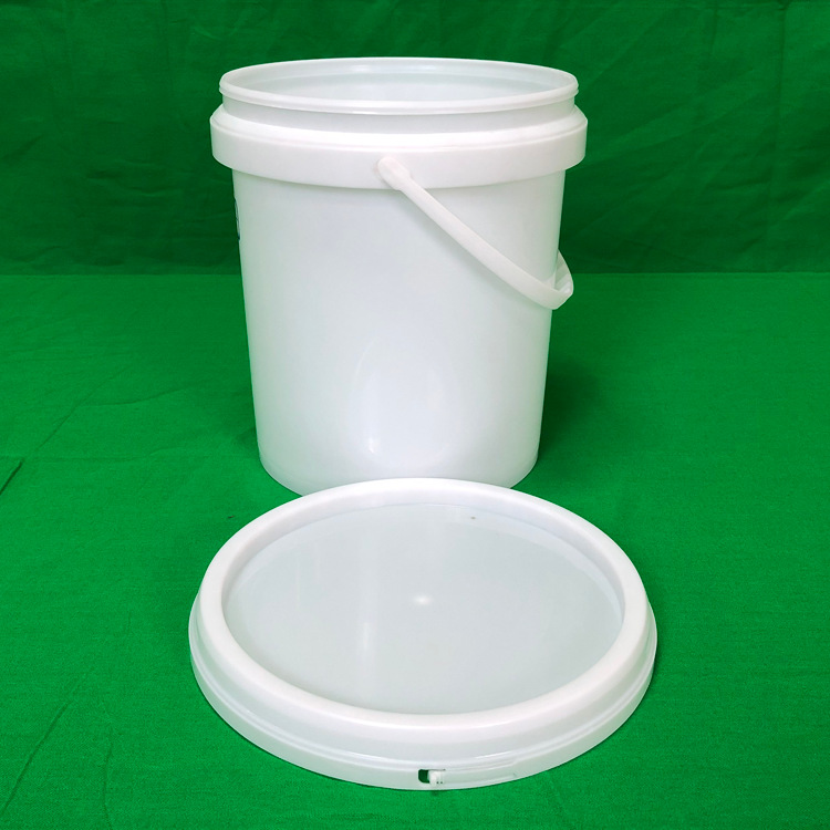 PP全新料6升加厚塑料桶6L圆胶桶食品油漆桶水性化工桶6公斤样品桶