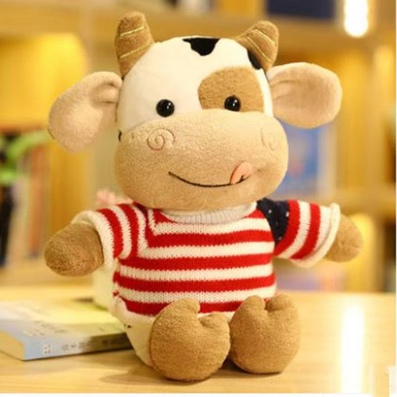 Cow [big red striped sweater style]