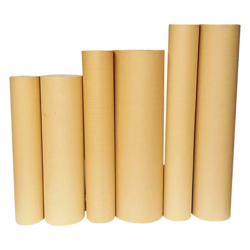 Электронная коммерция Экспресс гофрированная бумага трубка хрупкие товары транспорт Защита Анти-столкновения Упаковка рулон стекло Керамика выстроились крафт-бумага