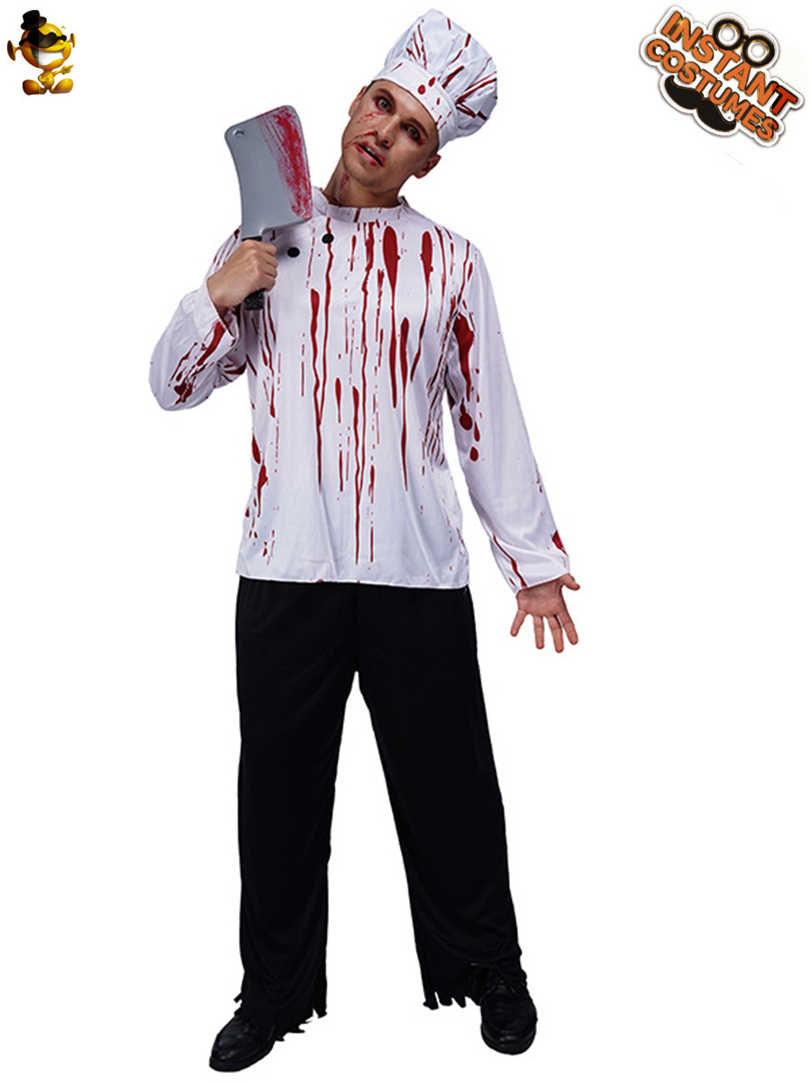 Nuevos hombres grandes horror sangriento Doctor traje ropa de fiesta de Halloween traje de la etapa de rendimiento traje Cosplay ropa